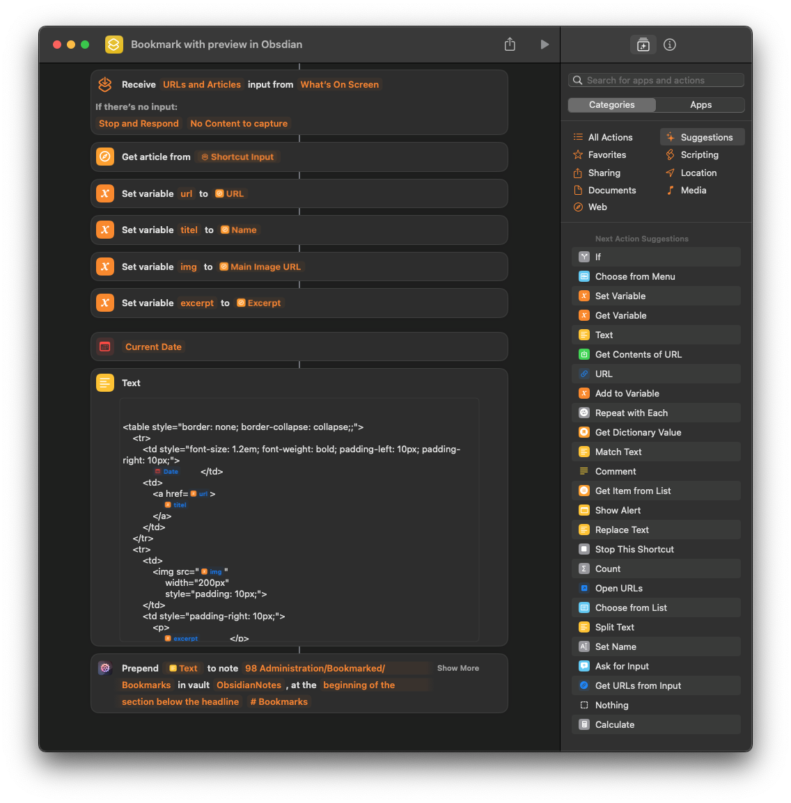 Three Styles to Save Bookmarks in Obsidian - dit und dat